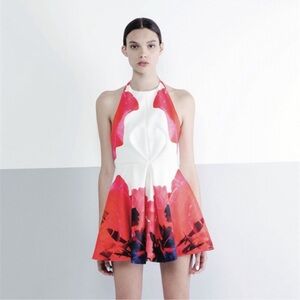 KEEPSAKE Chained Mini Halter Dress size Medium NWT